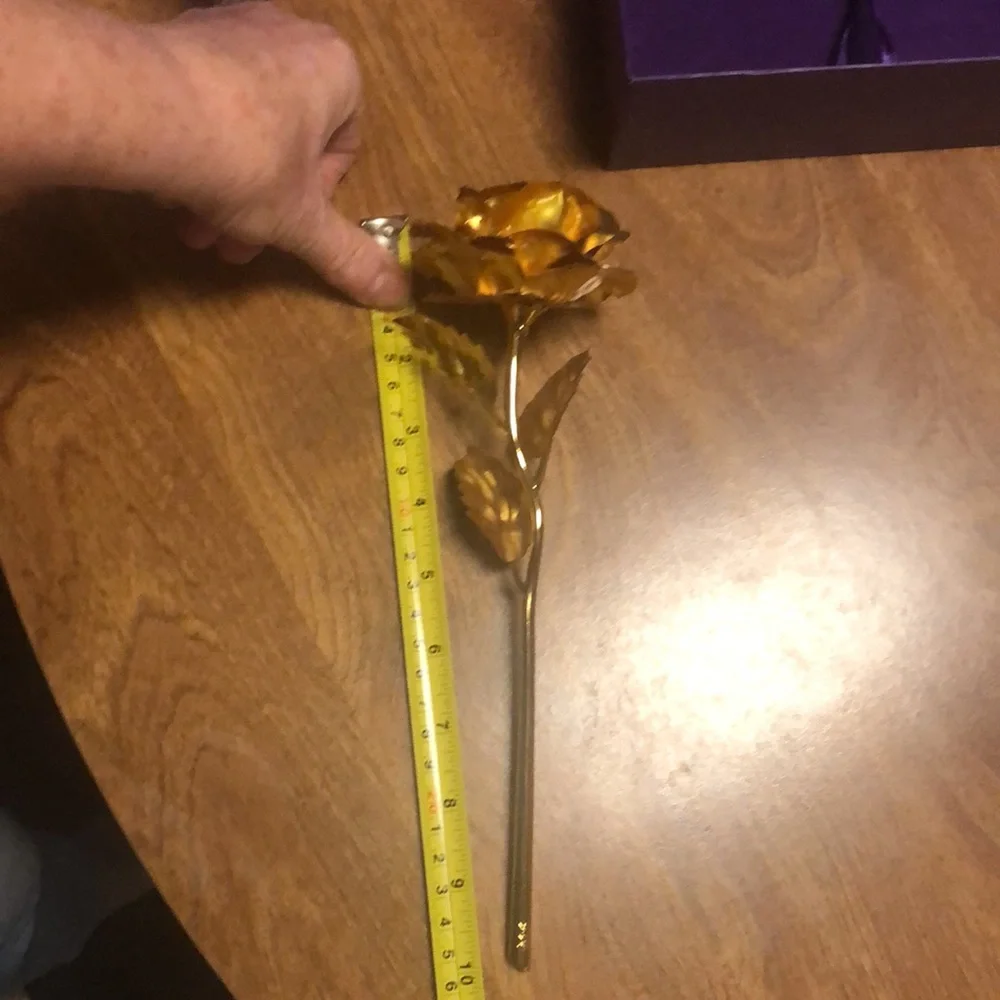 New in the Box “24” K Golden Rose